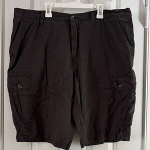 Michael Brandon Charcoal Cargo Shorts